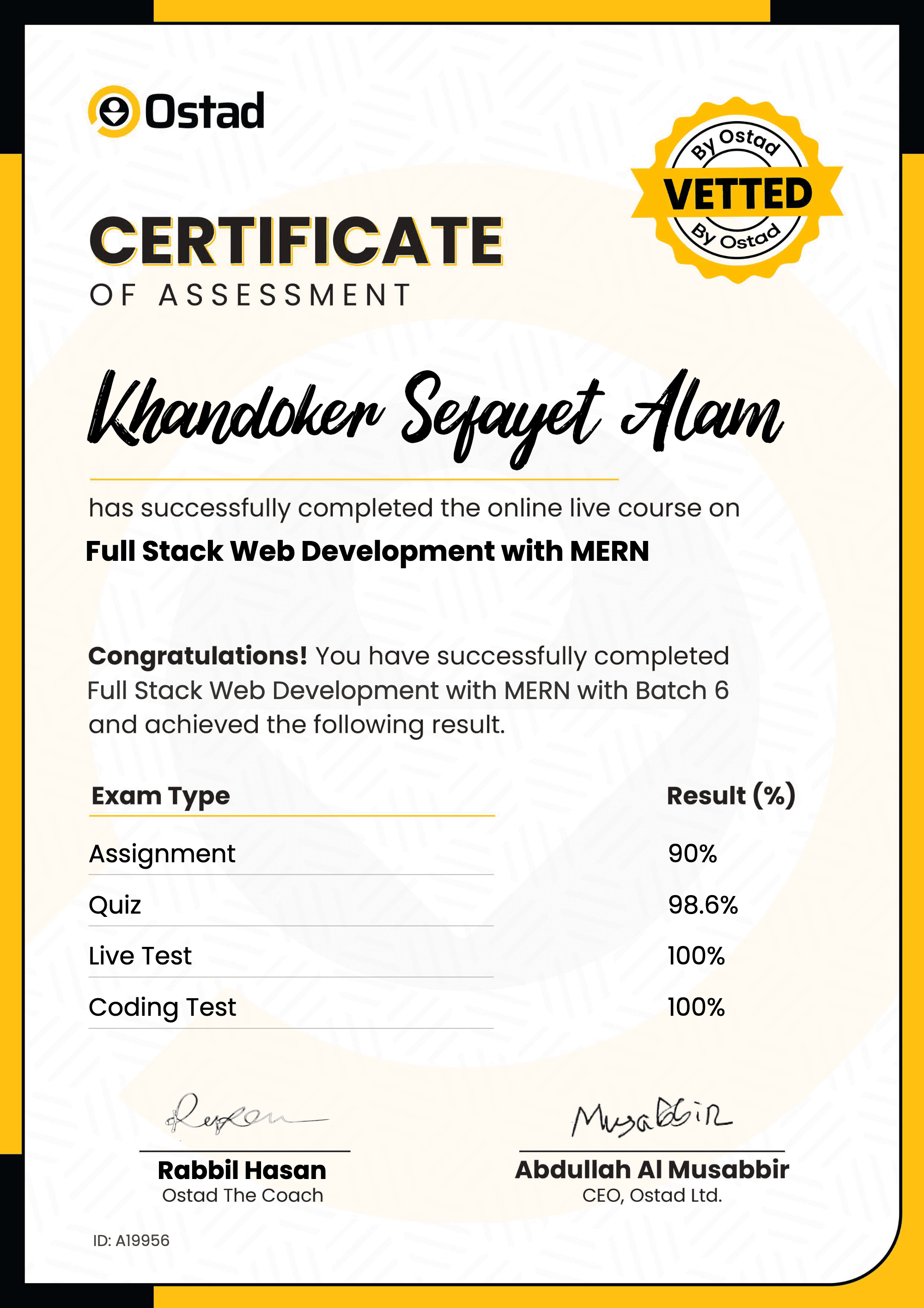 Ostad — Full Stack Web Development (MERN)